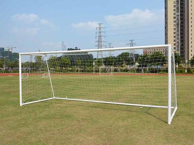 Let's see our 7.32*2.44-m  Football goal!  11-on-11 game Portable 8'*24'  steel soccer goal XP033S