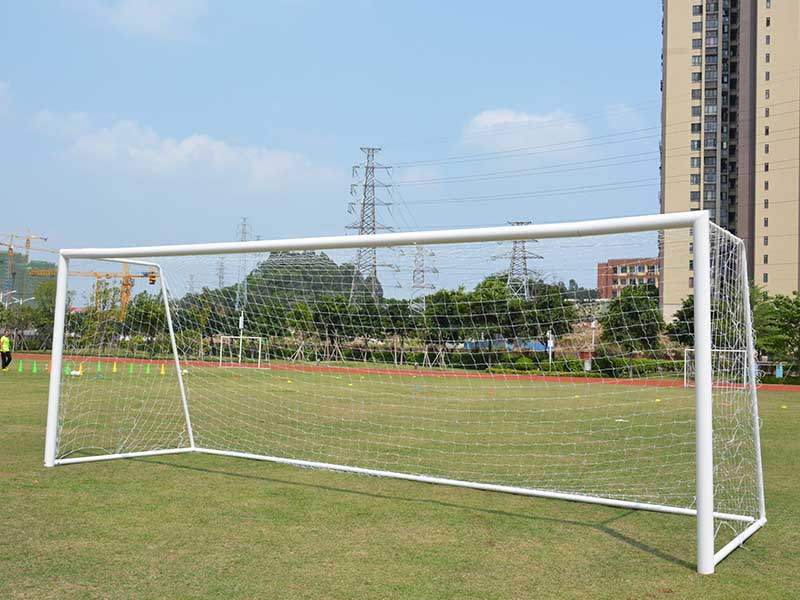 11 on 11 game steel soccer goal football gate 7.32*2.44 meter XP033S