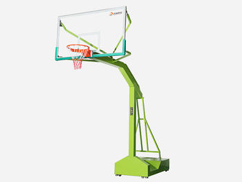 Quadrate rectangle tube movable basketball stand basketball post XP008